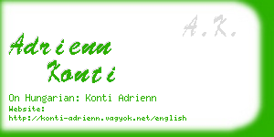 adrienn konti business card